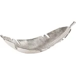 Mísa SILVER LEAF 60x20cm stříbrná