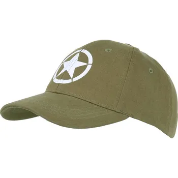 Módní doplněk 101 INC® Čepice Baseball cap Allied Star WWII olive