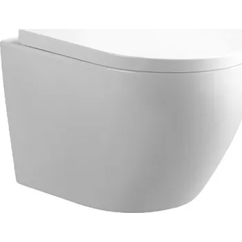 Klozet BPS-koupelny Závěsná WC mísa se SoftClose sedátkem HYD-4146, bílá