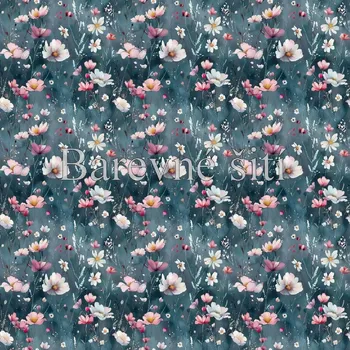 Sportovní úplet Silver light Růžovobílé kvítky na ocelové (E) (Sportovní úplet Silver)