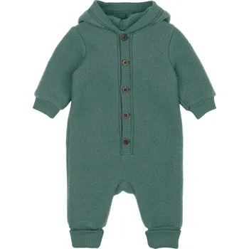 Kojenecký overall Mikk-Line kojenecký vlněný merino overal 50033 - Balsam Green Velikost: 74 MERINO VLNA