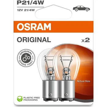 Autodoplněk Osram 7225-2BL Žárovka, brzdové / koncové světlo 12V P21/4W BAZ15d 2Ks