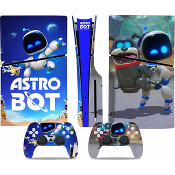 Obal na herní konzoli Polep na konzoli PS5 SLIM diskovou verzi Astrobot (PS5)