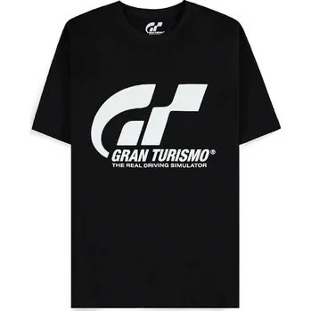 Pánská móda Tričko Gran Turismo - Logo M Černá