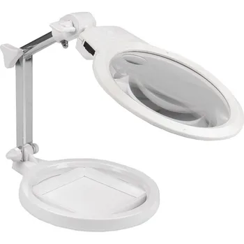 Lupa Lupa na stůl s led světlem 15x19x25 cm bílá 1 ks