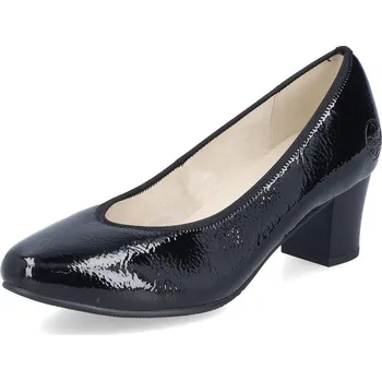 Dámské lodičky DÁMSKÉ LODIČKY RIEKER 44650-02 ČERNÁ Barva: Černá, Velikost: 40