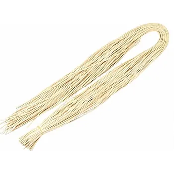 Řetízek Kožený řemínek barva papája 1 m 1 m x 2,8 mm