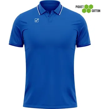 Pánská móda Poloshirt Givova royal blue-white 2XL