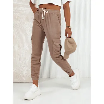 Dámské kalhoty Dámské kalhoty DSTREET CHICCORD KARAMELOVÁ M/L