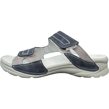 Dámské pantofle MEDISTYLE NINA LN-T19 modrá - patní ostruha čt Barva: Modrá, Velikost: 42