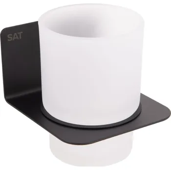 Mýdlenka SAT Držák skleniček SAT Mood černá SATDMOOD27MC SATDMOOD27MC