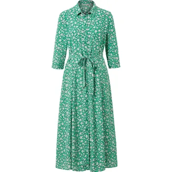 Dámské oblečení 701266 - Tchibo - Košilové šaty s potiskem - pro ženy - vel. 40 - barva: bílá/květovaný