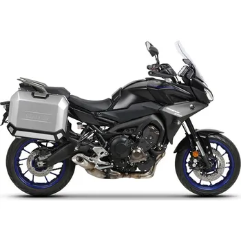 Zavazadlo na motocykl SHAD Kompletní sada bočních hliníkových kufrů TERRA, 47/47 litrový boční kufry, včetně montážní sady SHAD YAMAHA MT-09 Tracer/Tracer 900