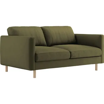 Pohovka Micadoni Zelená sametová dvoumístná pohovka Eden 146 cm