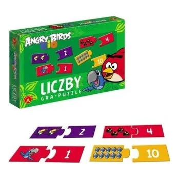 Puzzle Angry Birds Rio. Gra puzzle - Liczby ALEX