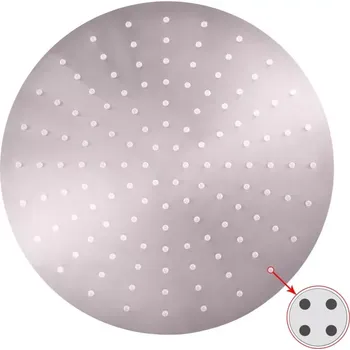 Sprchová hlavice Hlavová sprcha kulatá kovová průměr 30 cm s 4-otvorovými tryskami, chrom KS0001/4