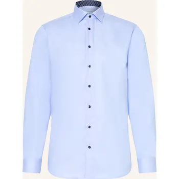 Pánská košile Seidensticker Pánská Košile Shaped Fit, tmavě modrá, 44