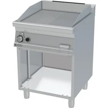 Varná deska Plynová grilovací deska kombinovaná chromovaná FTLR-76GS RM GASTRO