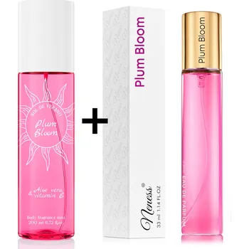 Dámský parfém Neness Plum Bloom výhodná sada tělový sprej + parfémovaná voda pro ženy 200ml + 33ml