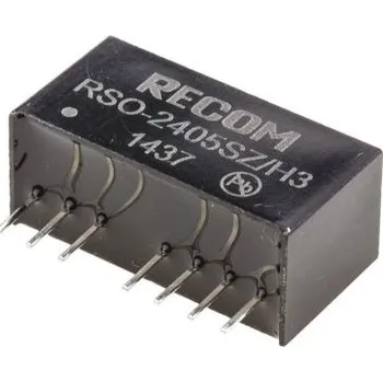 Měnič napětí DC-DC převodník 1W, výstup: 5V dc 200mA 3kV dc, Vin 9 → 36 V DC