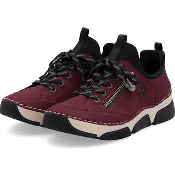 Dámská obuv Dámské polobotky 45973-36 Rieker vínová Barva: rot, Velikost: 40