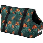 Přepravní taška pro psy HAPPY vzor JUNGLE velikost S, L Rozměr: S - 35x21x24 cm