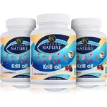 2+1 Golden Nature Antarktický Krilový olej s astaxanthinem (Superba2®) 300 cps.
