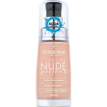 Přípravek na tvář Deborah Milano 24ORE NUDE PERFECT make-up 01 Fair, 30ml