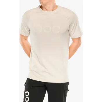 cyklistický dres Pánské cyklistické tričko POC Reform Enduro Tee okenite off-white L