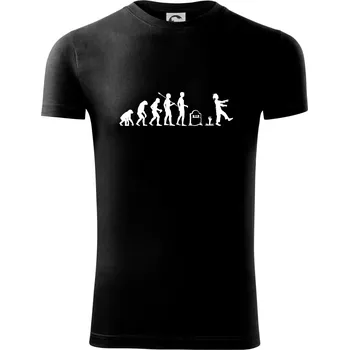 Evoluce Zombie (Hana-creative) - Viper FIT - Pánské zůžené tričko - L ( Černá )