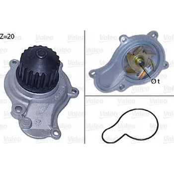 Chladič motoru Vodní čerpadlo, chlazení motoru VALEO 506605
