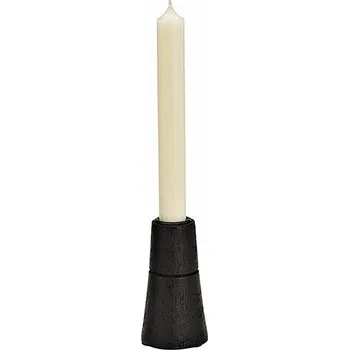 Svícen Svícen na stolní svíčky mangové dřevo varianta A cca 6 x 10 cm