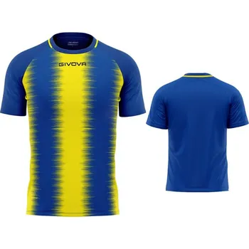 Chlapecké tričko Sportovní triko Givova Stripe royal-yellow XL