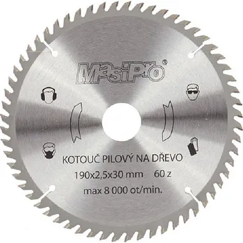 Řezný kotouč MasiPro Kotouč pilový na dřevo, 125x2.0x20mm/40z