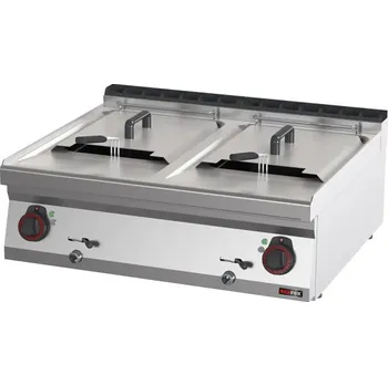 fritéza Fritéza elektrická dvojitá 0,96 kW/l, 13+13 l bez podestavby 400
