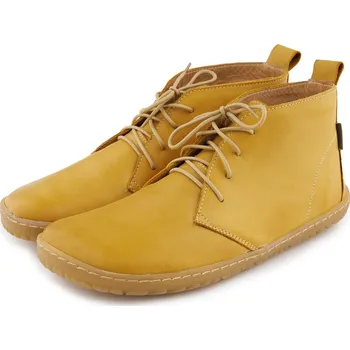 Dámské tenisky Vlnka Dámská barefoot kožená obuv Otilie žlutá velikost obuv dospělí 39