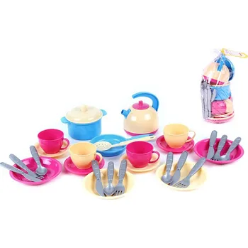 nádobí do dětské kuchyňky Sada nádobí 29 ks 12 m+