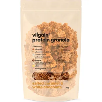 Vilgain Protein Granola – slaný karamel s bílou čokoládou 350 g