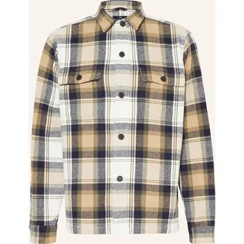 Pánská košile Strokesman's Pánská Flanelová Svrchní Košile, béžová / tmavě...