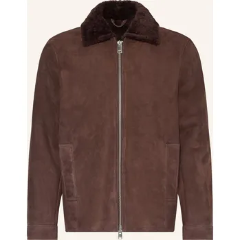 Pánská bunda Arma Pánská Kožená Bunda Hara, tmavě hnědá, 50