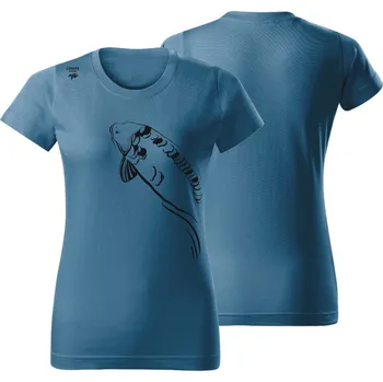 Dámské tričko Giants fishing Tričko dámské modré Plavající kapr