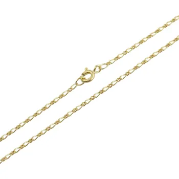Řetízek Řetízek Figaro plný, 42 cm, 2,15 g, Au 585