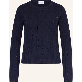 Dámský svetr Marella Dámský Svetr S Ozdobnými Kamínky, tmavě modrá, 36