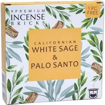 Vonné cihličky Aromafume White sage and Palo santo 40 g, 9 ks