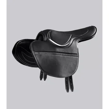 Jezdecké sedlo Dostihové pracovní sedlo PREMIER EQUINE Half Tree Černá
