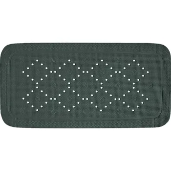 Protiskluzová podložka Spirella protiskluzová podložka do vany ALASKA, tmavě zelená, PVC, 71 x 36 cm