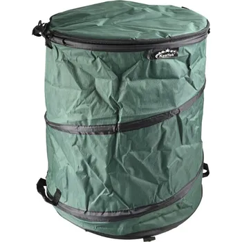 KesTek Vak na zahradní odpad s víkem Pop Up Profi, zelený, 100 litrů