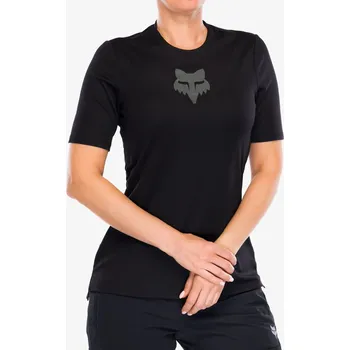 cyklistický dres Dámské tričko Fox Ranger SS Jersey Fox Head - black