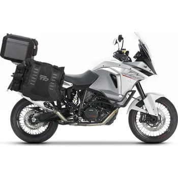 Motodoplněk SHAD Kompletní sada sedlových brašen TERRA TR40 adventure a hliníkového kufru SHAD TERRA TR55 PURE BLACK, včetně montážní sady KTM 1290 SUPERADVENTURE