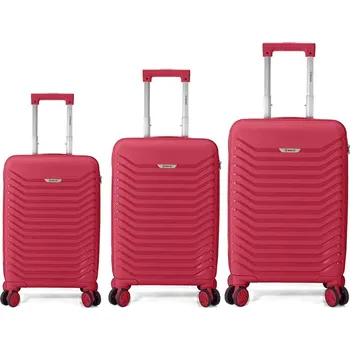 BENZI Sada kufrů BZ 5820 Red 3-set